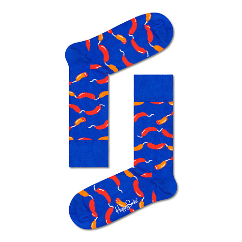 Носки HAPPY SOCKS Носки SAUSAGE подарки для неё happy socks набор носков happy socks christmas cracker holly 2 пары