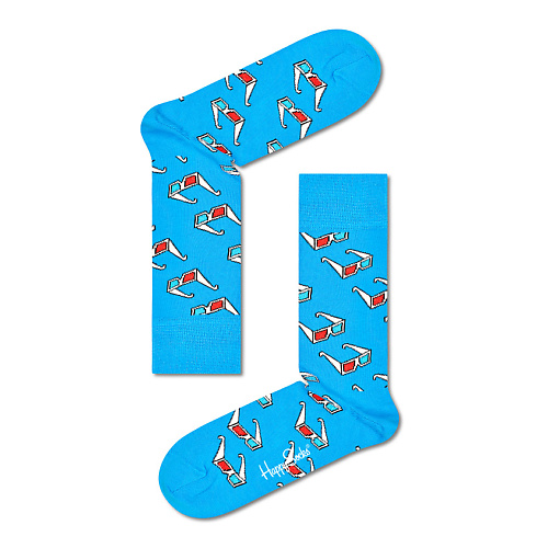 Носки HAPPY SOCKS Носки 3D GLASSES woman socks cartoon japanese anime socks 3d painting art happy boat socks funny kawaii colorful comfortable ankle socks