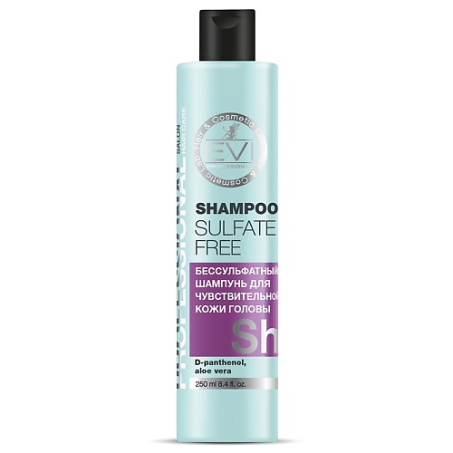 Шампунь для волос EVI PROFESSIONAL Шампунь для окрашенных волос Бессульфатный после кератинового выпрямления и ботокса Professional Salon Hair Care Shampoo Sulfate Free