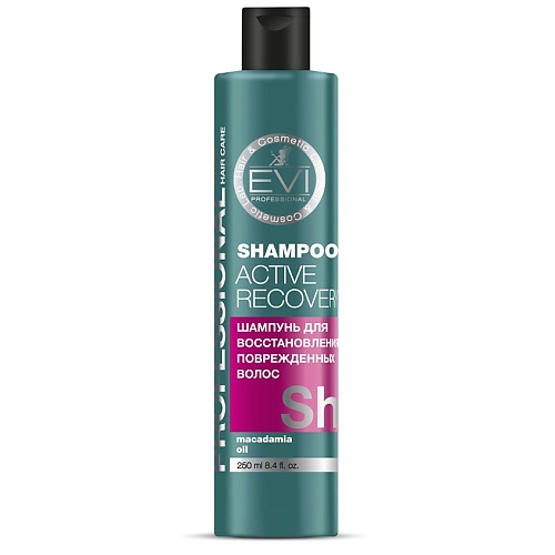 цена Шампунь для волос EVI PROFESSIONAL Шампунь Активное восстановление для поврежденных волос Professional Salon Hair Care Shampoo Acive Recovery