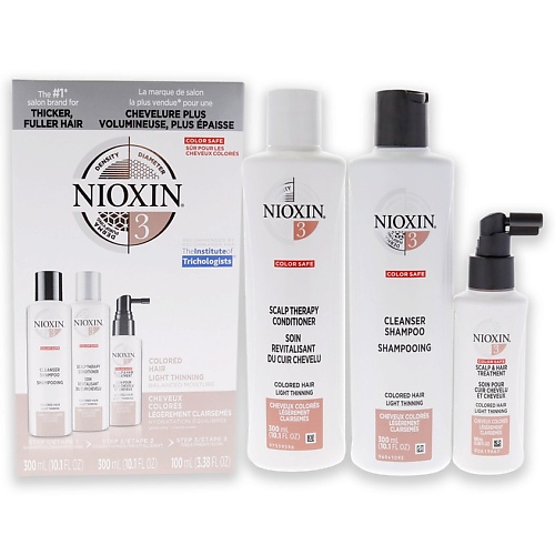 Набор для ухода за волосами NIOXIN Набор для окрашенных волос System 3 XXL подарки для неё clinique набор 3 ступенчатая система 3