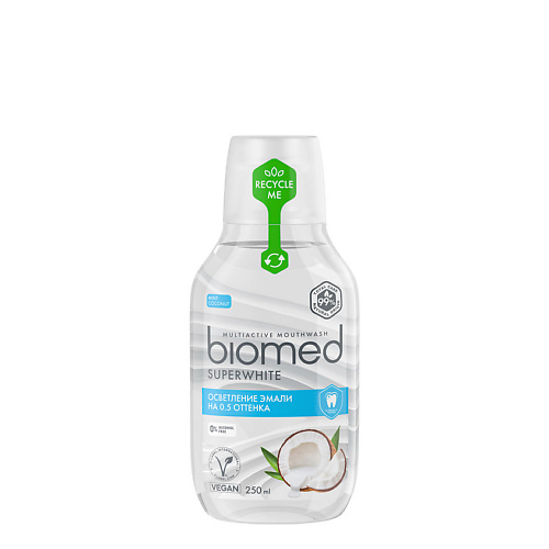 фото Biomed комплексный ополаскиватель для полости рта biomed superwhite