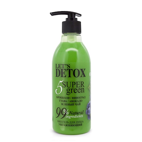 BODY BOOM Гель для душа увлажняющий 5 Super Green body boom натуральное био мыло для рук увлажняющее 5 super green