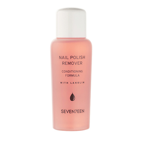 SEVEN7EEN Средство для снятия лака с ланолином NAIL POLISH REMOVER CONDITIONING FORMULA seven7een средство для снятия лака с деликатной формулой без ацетона delicate nail polish remover