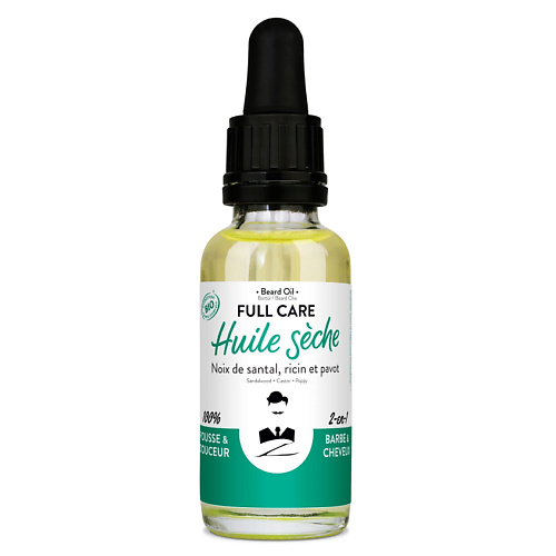 Масло для ухода за бородой MONSIEUR BARBIER Масло для ухода за бородой и волосами органическое FULL CARE