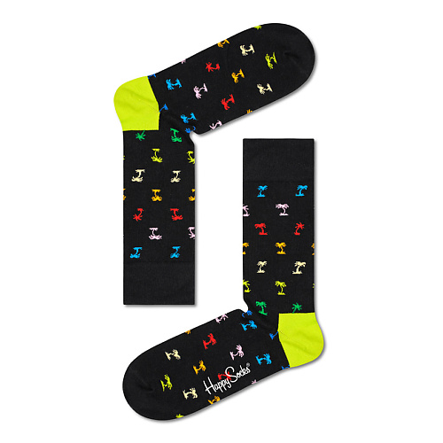 Носки HAPPY SOCKS Носки PALM подарки для неё happy socks носки happy liner 9300