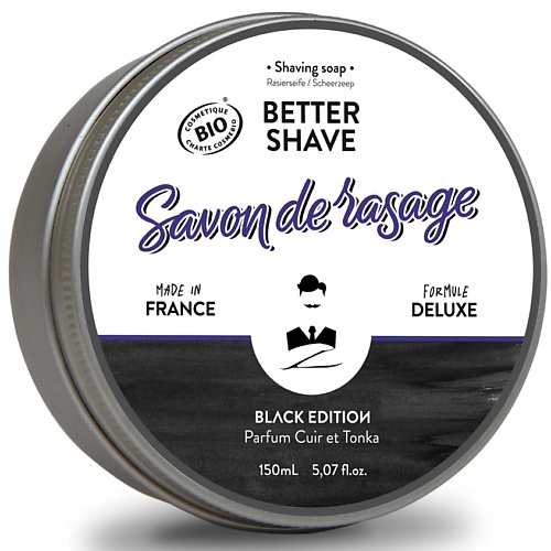 MONSIEUR BARBIER Мыло для бритья BETTER SHAVE BLACK EDITION tabac мыло для бритья