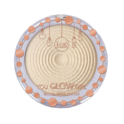J CAT BEAUTY Пудра хайлайтер для лица YOU GLOW GIRL 1869₽