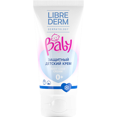 Крем для тела LIBREDERM Защитный детский крем (Cold - cream) с ланолином и экстрактом хлопка Baby Cold Cream 