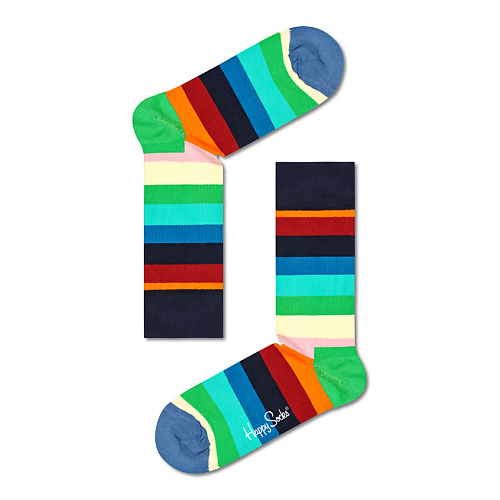 Носки HAPPY SOCKS Носки Stripe 0250 long socks women thigh highs socks halloween stockings sexy knee high socks stripe dance socks fashion rainbow socks happy funny