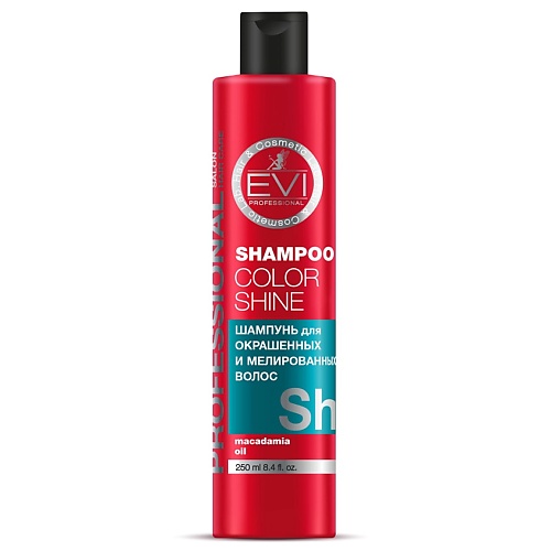 Шампунь для волос EVI PROFESSIONAL Шампунь Интенсивный уход для окрашенных и мелированных волос Professional Salon Hair Care Shampoo Color Shine шампунь для окрашенных волос nostrum shampoo color care 300 мл