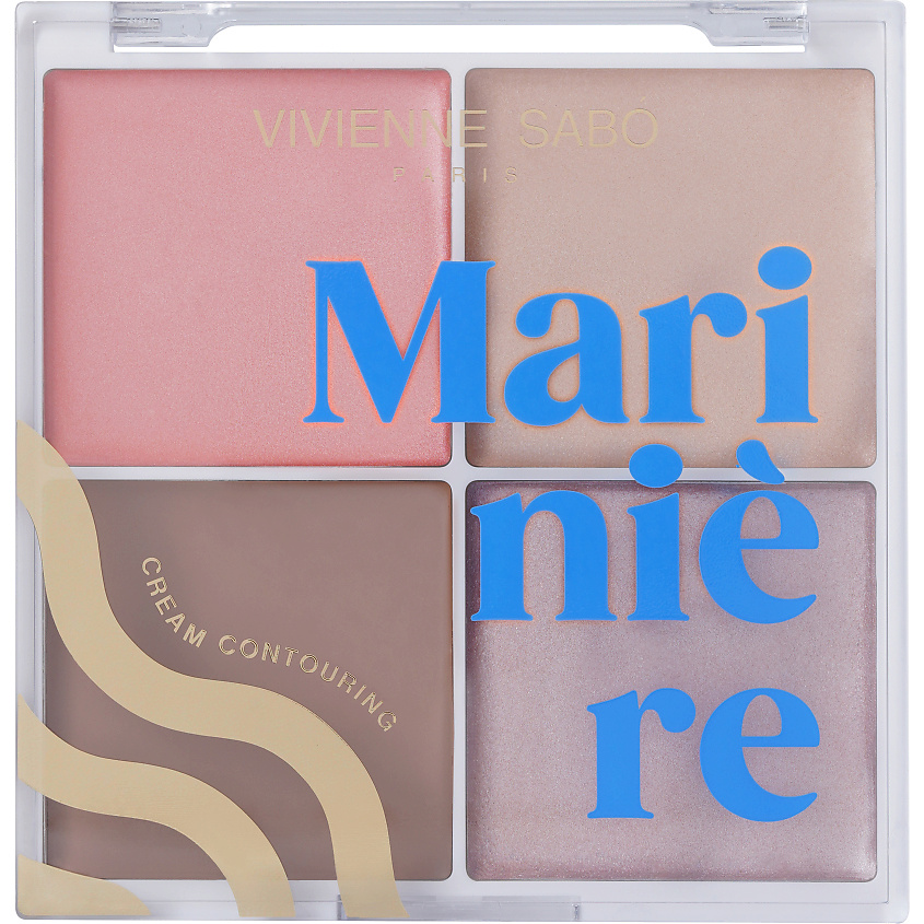 Румяна VIVIENNE SABO Кремовая палетка для скульптурирования лица ...