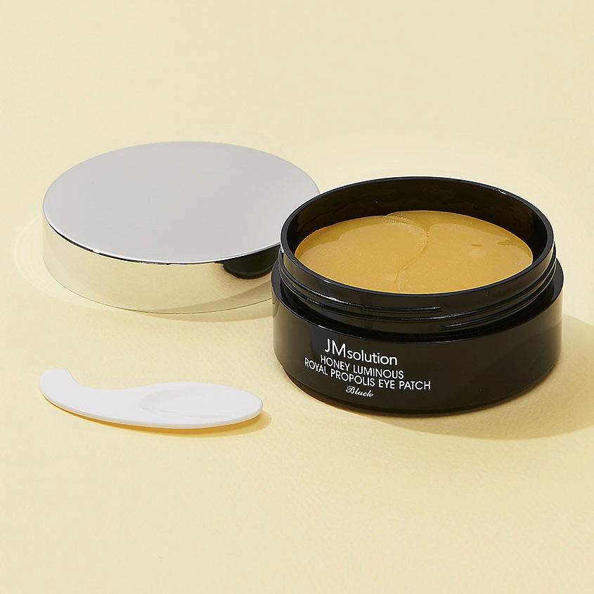 JM SOLUTION Патчи для области вокруг глаз гидрогелевые регенерирующие с прополисом Honey Luminous Royal Propolis Eye Patch, фото 2