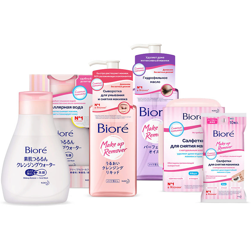 BIORE Мицеллярная вода Makeup Remover + Facial Wash, фото 2