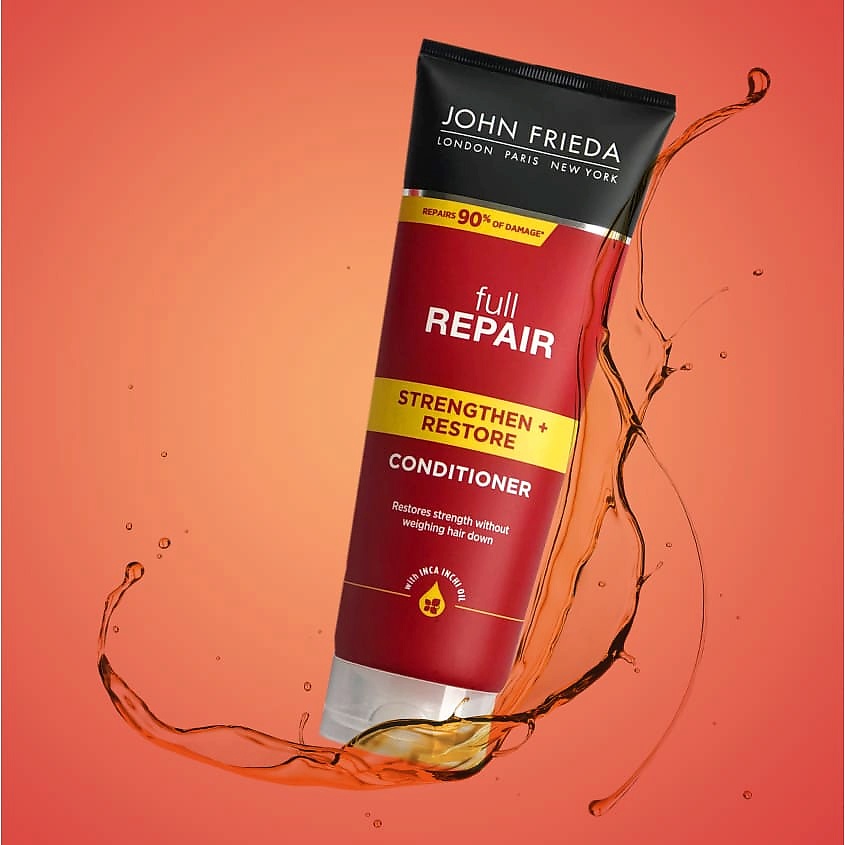 Кондиционеры для волос JOHN FRIEDA Укрепляющий + восстанавливающий кондиционер для волос Full Repair – купить в Москве по цене 936 рублей в интернет-магазине ЛЭТУАЛЬ с доставкой