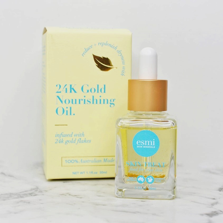 ESMI SKIN MINERALS Масло для лица питательное с золотыми частицами 24K Gold Nourishing Oil, фото 2