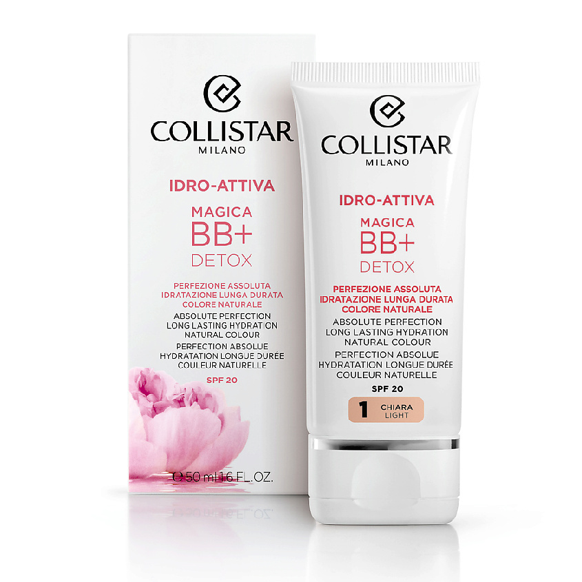 COLLISTAR Дневной BB-крем для лица Совершенный тон + Увлажнение Idro-Attiva Magica BB+ Detox SPF20, фото 2
