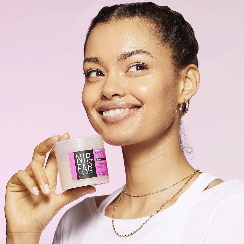 NIP&FAB Диски для лица ночные очищающие с салициловой кислотой Purify Fix Pads Night, фото 2