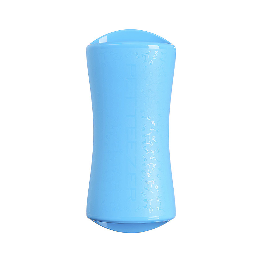 TANGLE TEEZER Расческа для вычесывания шерсти Pet Teezer De-shedding & Dog Grooming Brush Blue & Pink – фото 5