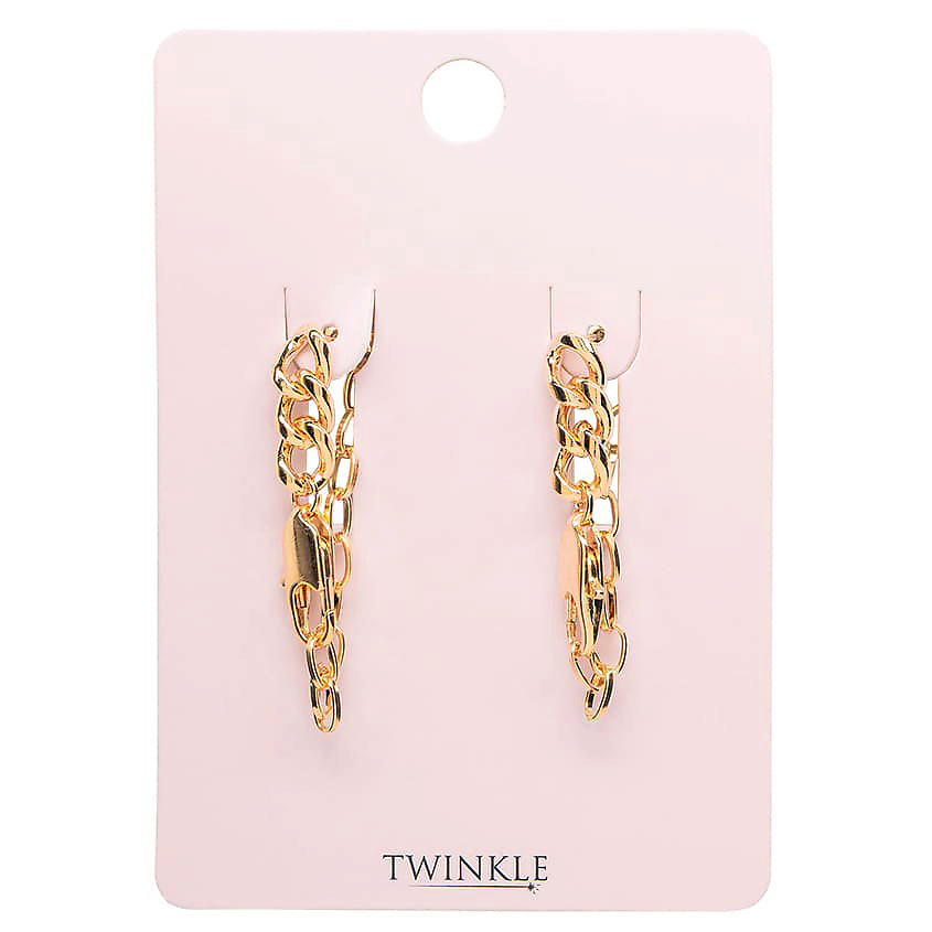 Изображение товара TWINKLE Серьги GOLDEN CHAIN, 1 пара