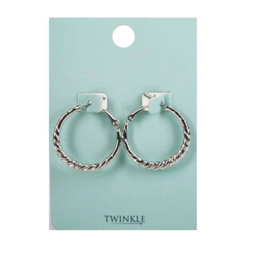 Изображение товара TWINKLE Серьги Silver knot, 1 пара