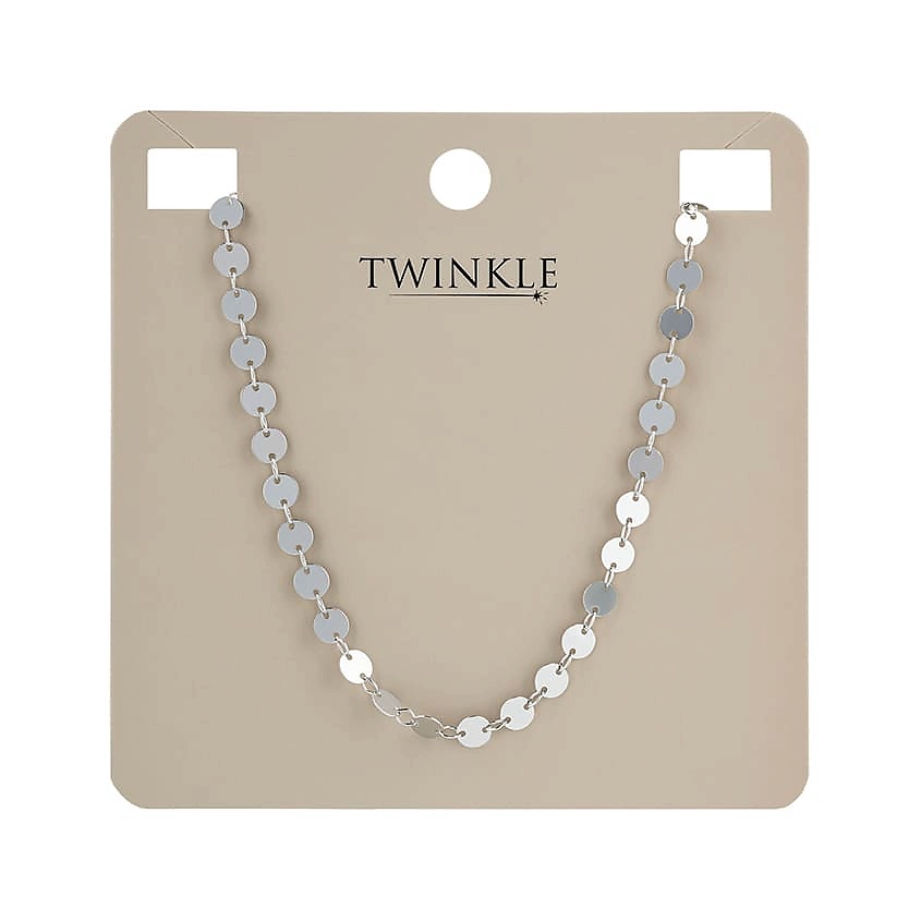 Изображение товара TWINKLE Ожерелье SILVER COINS 1 шт серебристого цвета