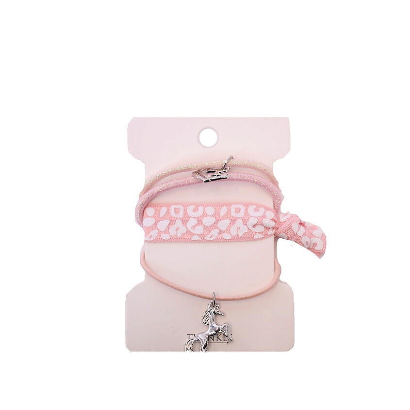 Изображение товара Набор резинок для волос TWINKLE Unicorn Pink 3 шт яркие аксессуары для женщин