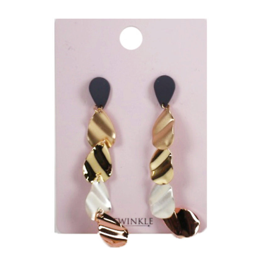 Изображение товара TWINKLE Серьги Drops 5, 1 пара