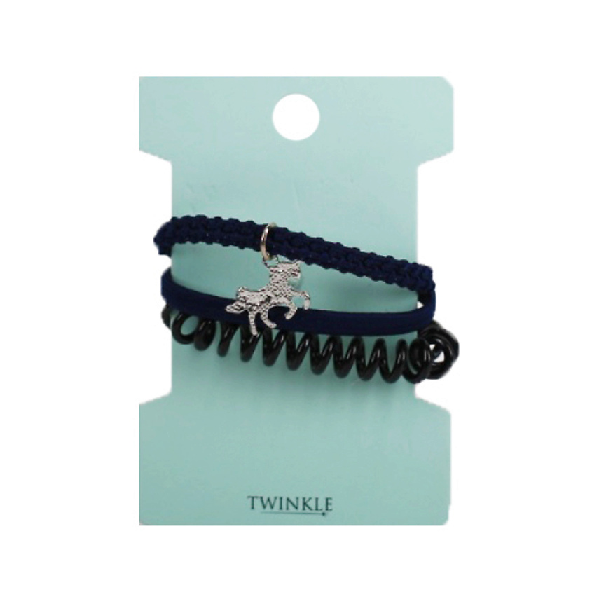 Изображение товара Набор резинок для волос TWINKLE Unicorn Blue 3 шт. для женщин