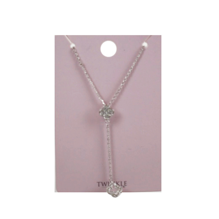 Изображение товара TWINKLE Подвеска с цепочкой Clovers, 1 шт.