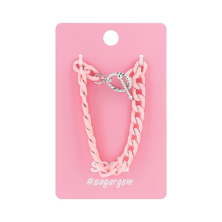 Изображение товара SODA Браслет PINK CHAIN #sugargem, 1 шт.
