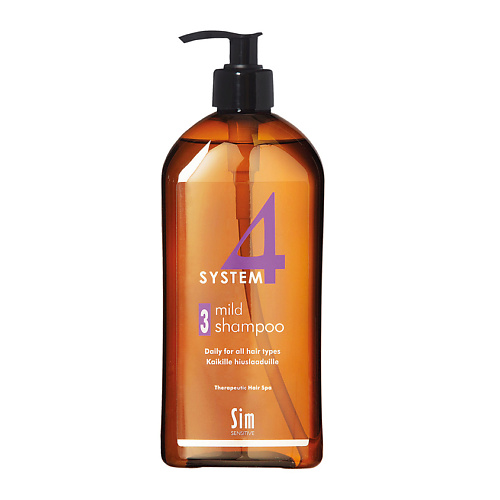 фото System4 шампунь №3 для всех типов волос mild climbazole shampoo system 4