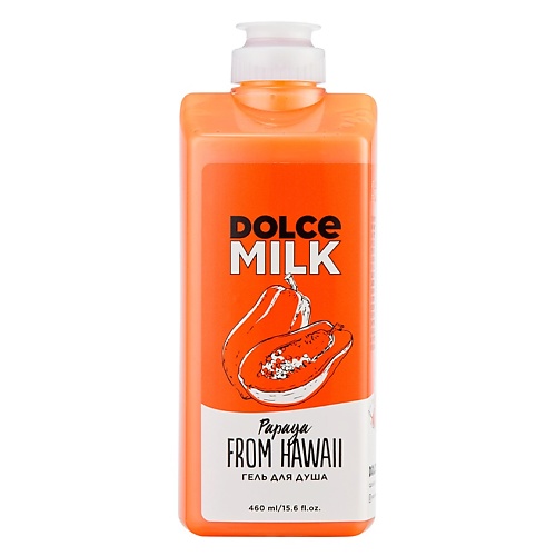 DOLCE MILK Гель для душа «Папайя на Гавайях»