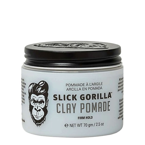 SLICK GORILLA Глина для укладки волос сильной фиксации Clay Pomade Firm Hold глина для укладки волос нормальной фиксации sculpture clay