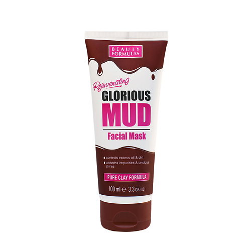 BEAUTY FORMULAS Маска для лица грязевая для глубокого очищения Glorious Mud Facial Mask