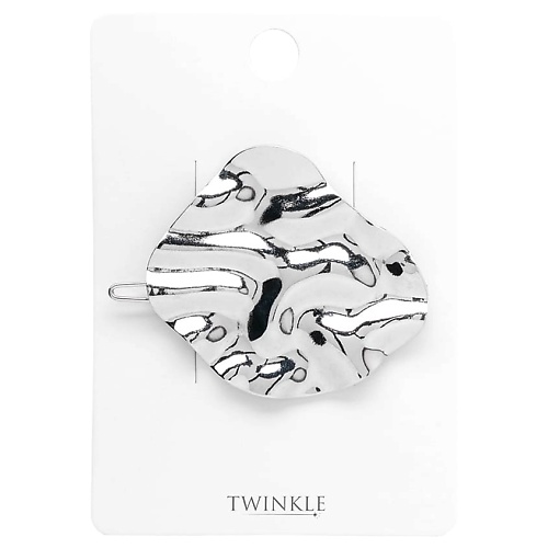 TWINKLE Заколка для волос CRUMPLED SILVER