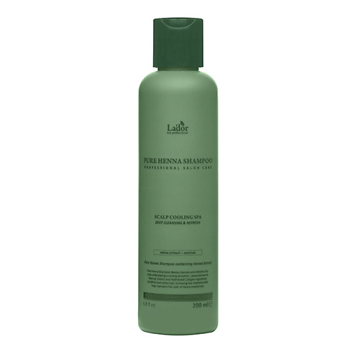 Шампунь для волос LADOR Укрепляющий шампунь с хной Pure Henna Shampoo увлажняющий шампунь balance pure shampoo lux premium botanifique