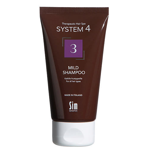 Шампунь для волос SYSTEM4 Шампунь терапевтический №3 для ежедневного применения шампуни system4 шампунь терапевтический для нормальной и жирной кожи головы