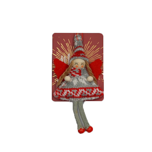 TWINKLE Декоративная ёлочная игрушка Fairy Red ёлочная игрушка ёлочка со снеговиком от батареек свечение тёплое белое