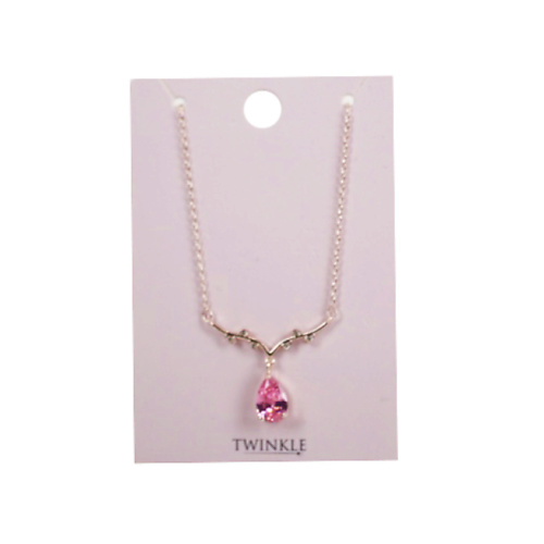 

TWINKLE Подвеска с цепочкой Pink Drop, Подвеска с цепочкой Pink Drop