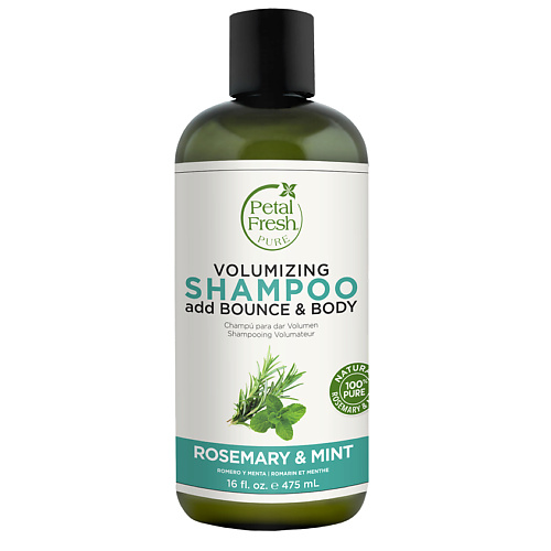 

PETAL FRESH Шампунь для волос с экстрактами розмарина и мяты, Шампунь для волос с экстрактами розмарина и мяты