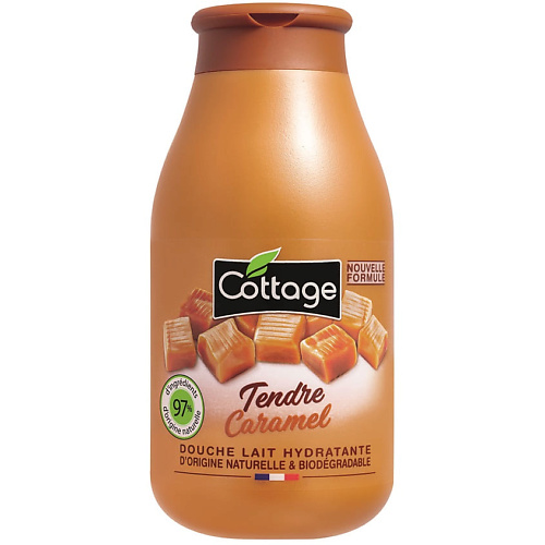 Средства для ванной и душа COTTAGE Молочко для душа увлажняющее Moisturizing Shower Milk – Sweet Caramel