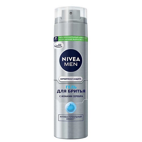 NIVEA Гель для бритья Серебряная защита NIV081358