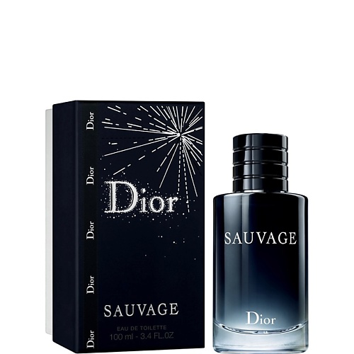 Мужская парфюмерия DIOR Sauvage в подарочной упаковке 100