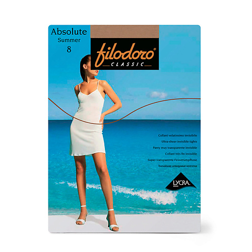 FILODORO Колготки женские 8 ден Absolute Summer Playa брюки карго женские mist summer time серый р l 50 52