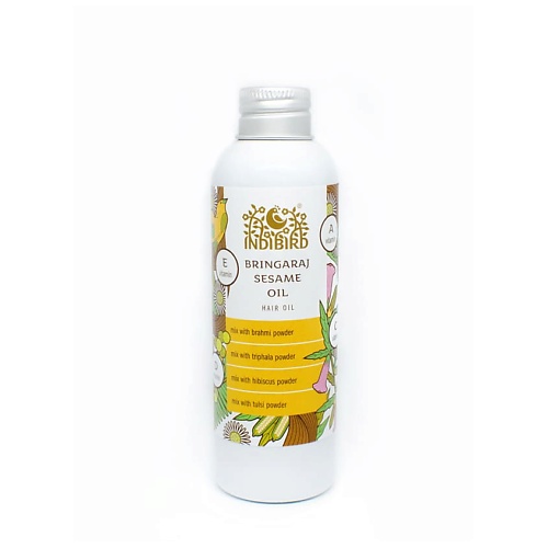 масло для волос indibird brahmi thailam hair oil 150 мл Масло для волос INDIBIRD Масло для волос Брингарадж Кунжут Bringaraj Sesame Oil