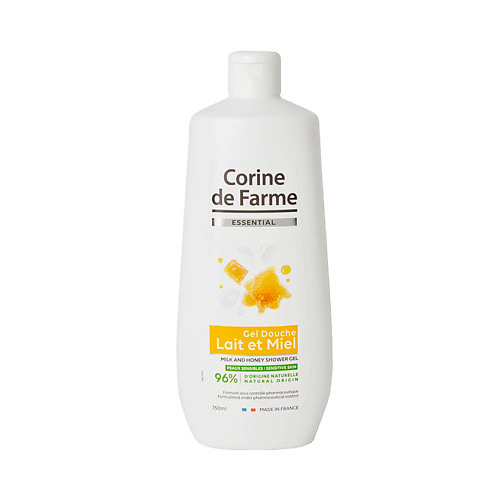 Гель для душа CORINE DE FARME Гель для душа Молоко и Мед Milk And Honey Shower Gel гель для душа fresh feel shower gel milk proteins 750 мл