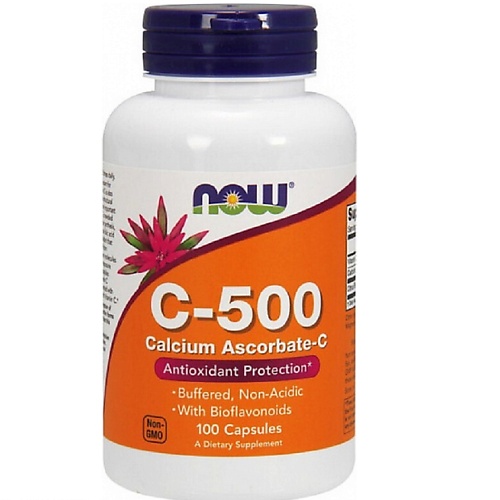 NOW Витамин С-500 828 мг elemax бад к пище витамин c биофлавоноиды 720 мг