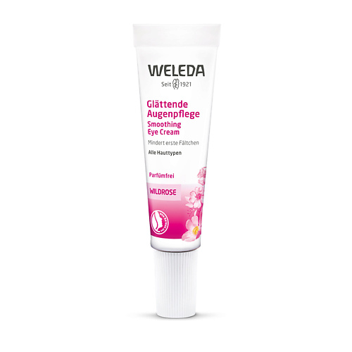 WELEDA Розовый разглаживающий крем для контура глаз weleda крем для бритья