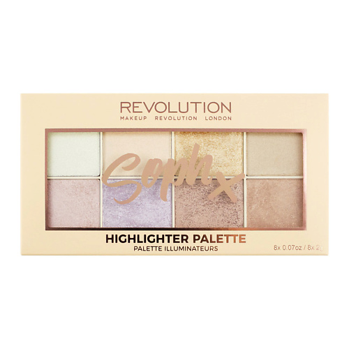 Хайлайтер для лица REVOLUTION MAKEUP Хайлайтер Soph Highlighter Palette хайлайтер makeup revolution палетка хайлайтеров revolution vintage lace highlighter palette